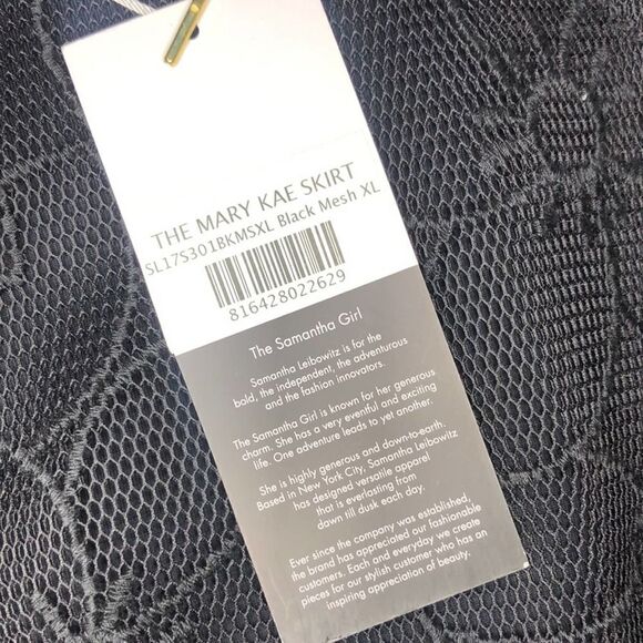 Samantha Leibowitz Mary Kate Mesh Floral Skirt - Picture 8 of 8